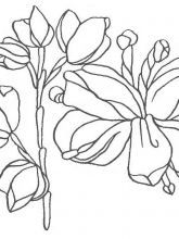 Схема №150 для вышивания лентам