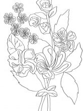 Схема №155 для вышивания лентам