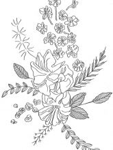 Схема №157 для вышивания лентами