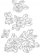 Схема №22 для вышивания лентами