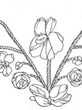 Схема №29 для вышивания лентами