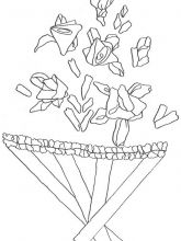 Схема №34 для вышивания лентами