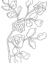 Схема №36 для вышивания лентами