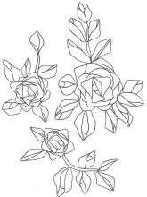 Схема №44 для вышивания лентами