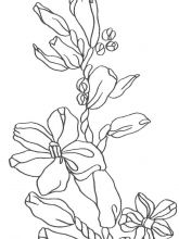 Схема №53 для вышивания лентами