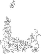 Схема №55 для вышивания лентами