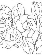 Схема №57 для вышивания лентами