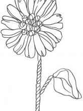 Схема №99 для вышивания лентами