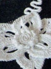 Элемент в технике ирландского кружева "Цветок", фото