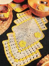 Льняной набор для сервировки стола, фото