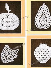 Мотивы крючком - фрукты, фото