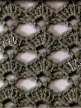 Три ажурных узора крючком, фото