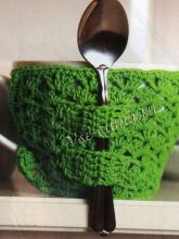 Зеленый чехол на чашку, фото