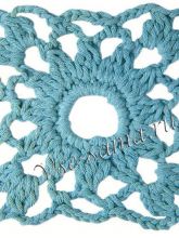 Узор - голубой мотив, фото