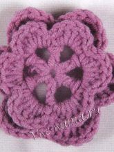 Мотив крючком - цветок