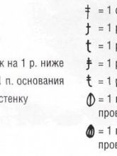 Условные обозначения