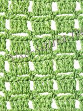 Узор крючком - столбики из столбиков, фото