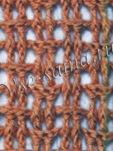 Узор крючком с рельефными столбиками, фото