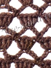 Узор крючком - Ажурные снопики 1, фото