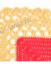 Узор крючком - Двойной ряд арок, фото