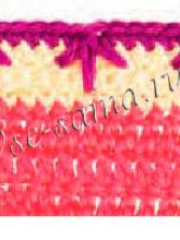 Узор крючком - Кустики, фото