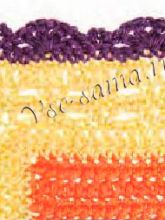 Узор крючком - Обвязка малые веерочки, фото