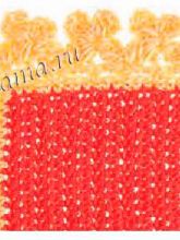 Узор крючком - Цветочная обвязка, фото