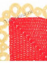 Узор крючком - малые и большие колечки, фото