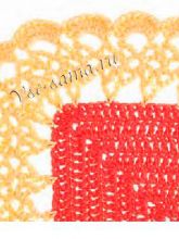 Узор крючком - обвязка ручеек, фото