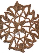 Узор крючком - квадрат из центра, фото