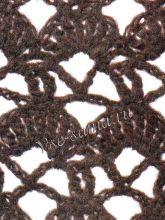 Узор крючком - узор из арок, фото