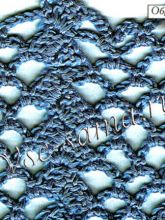 Узор с чередованием ажурных и плотных полос 1, фото