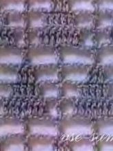 Узор крючком - елочки, фото