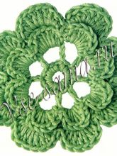 Мотив - Зеленый цветок, фото