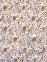 Ажурный узор спицами 8