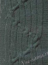 Узор араны спицами