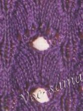 Узор спицами - ажурный 11, фото