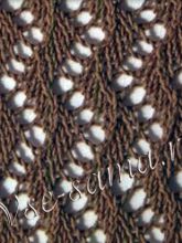 Узор спицами - ажурный 8, фото