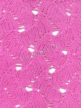 Узор спицами - фантазийный