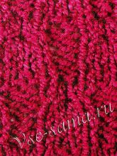 Узор спицами - ягода-малина, фото образца