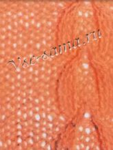 Узор спицами - коса