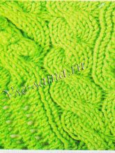 Узор спицами - круговерть, фото узора