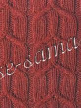 Узор спицами - переплетения