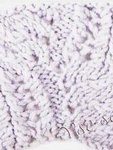 Узор спицами - сиреневые дали, фото