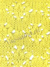 Узор спицами - цветочный ажур