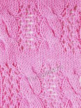 Узор спицами - узорный микс, образец