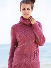 Узор спицами из кос, фото