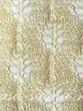 Узор спицами - ажурчик