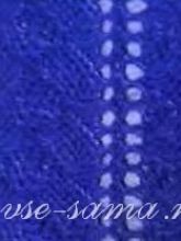 Узор спицами - ажурная шахматка