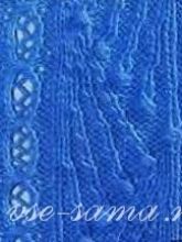 Узор спицами - веточки